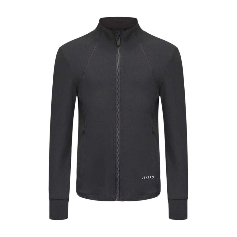 USA Pro Childrens/Kids Athletic Training Jacket / Charcoal